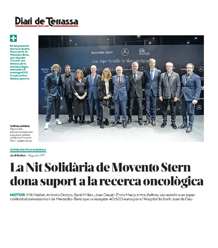 La Nit Solidària de Movento Stern dona suport a la recerca oncològica